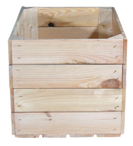 Neues Holz Apfelkiste