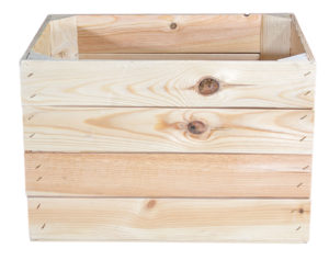 Neues Holz Apfelkiste