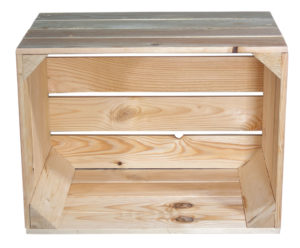 Neues Holz Apfelkiste