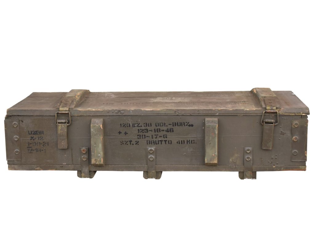 Große Munitionskiste Typ 120 95x35x24cm - Apfelkistendirekt.de