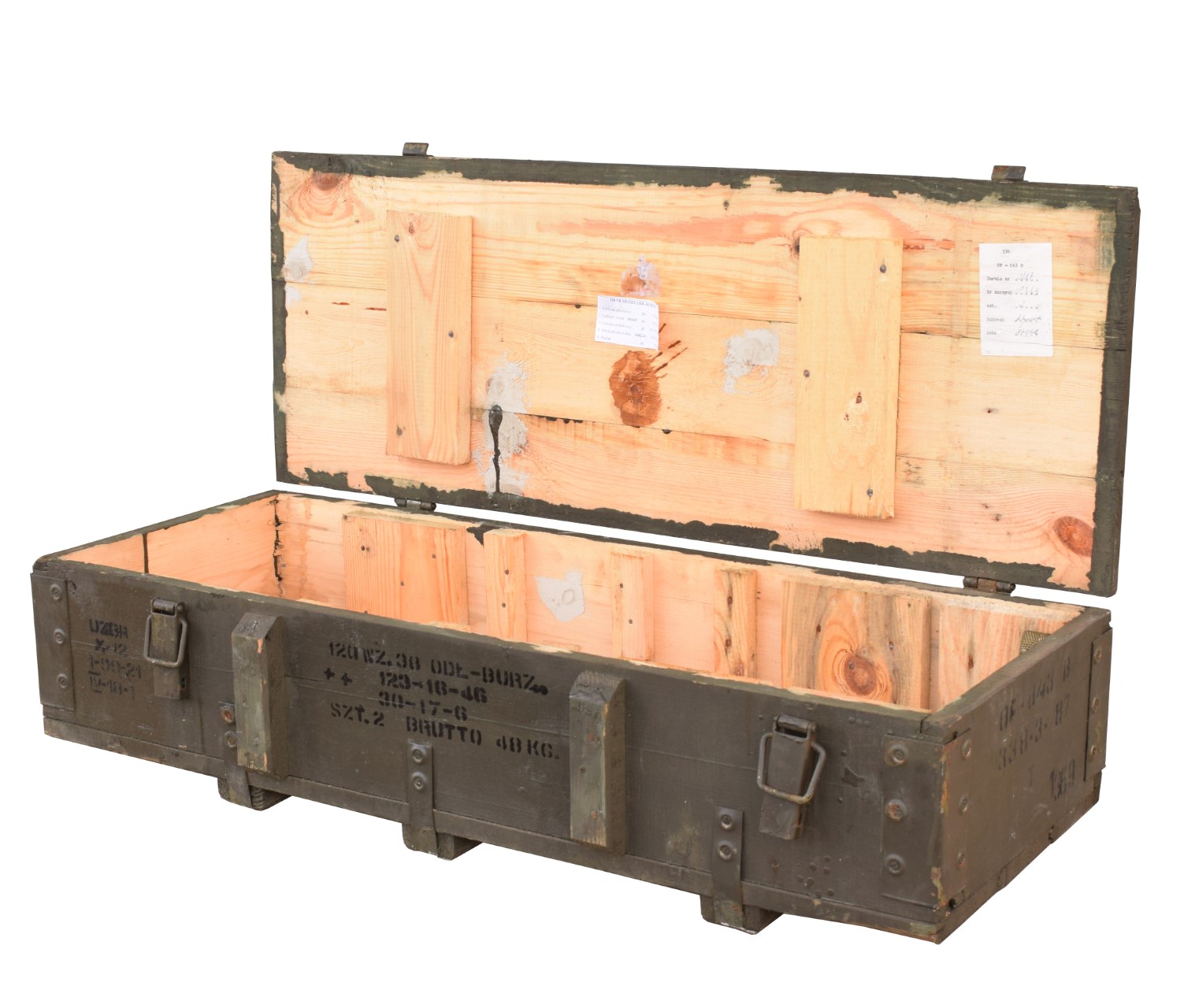 Große Munitionskiste Typ 120 95x35x24cm - Apfelkistendirekt.de