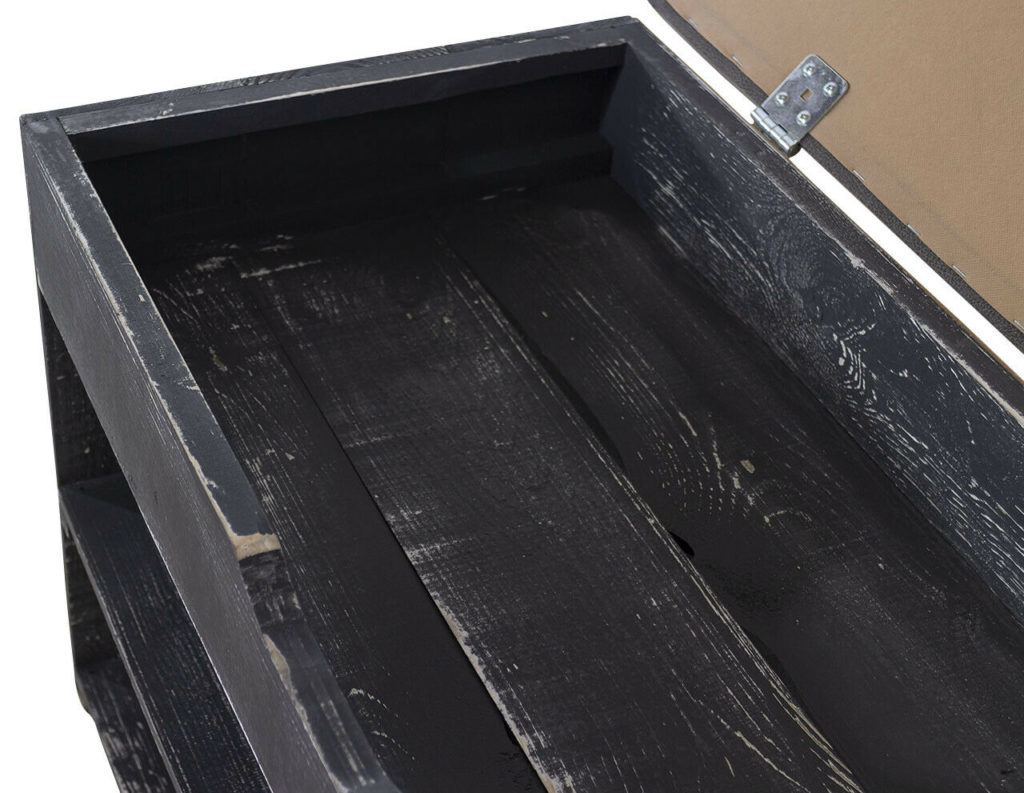 Neues Sitzregal In Shabby Schwarz Mit Kallax Einschub Und Fächern
